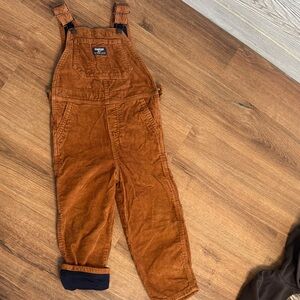 OshKosh B'gosh Rust Corduroy Overalls